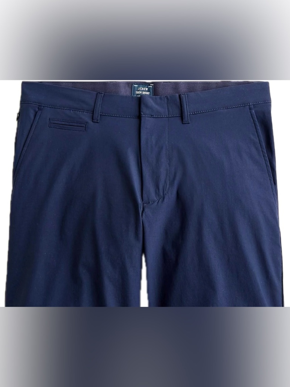 J. Crew Navy Blue Tech Technical Shorts Pockets Water Resistant Stretch 30 x 7